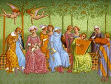 The Dream of Life 14th century, (1870). Artist: Franz Kellerhoven