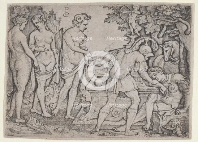 The Dream of Paris. Creator: Georg Pencz.