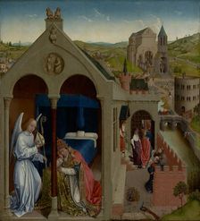 The Dream of Pope Sergius, late 1430s. Creator: Workshop of Rogier van der Weyden