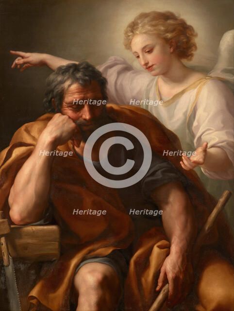 The Dream of St. Joseph, 1774. Artist: Mengs, Anton Raphael (1728-1779)