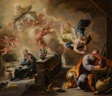 The Dream of St Joseph, about 1700. Creator: Luca Giordano