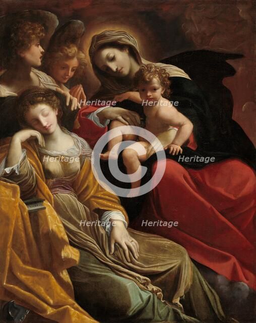 The Dream of Saint Catherine of Alexandria, c. 1593. Creator: Lodovico Carracci.