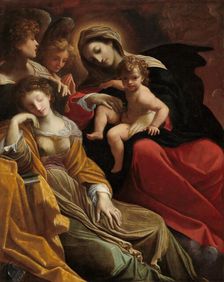 The Dream of Saint Catherine of Alexandria, c. 1593. Creator: Lodovico Carracci