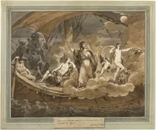 The Dream of Telemachus, from The Adventures of Telemachus, Book 4, 1808. Creator: Bartolomeo Pinelli