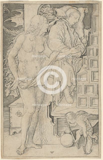 The Dream of the Doctor, 1481/1497. Creator: Wenzel von Olmutz.