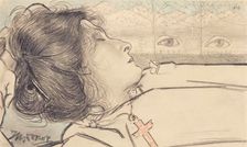 The Dream of the Seven Hills (De Droom der Zeven Heuvelen), 1914. Creator: Toorop, Jan (1858-1928)