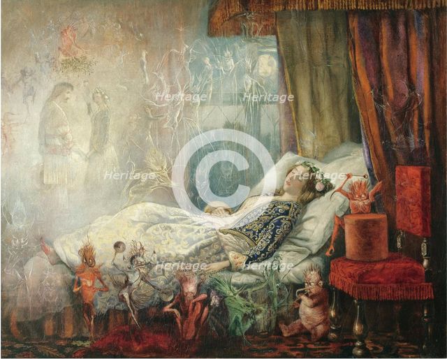 The dream after the masked ball. Artist: Fitzgerald, John Anster (1832-1906)