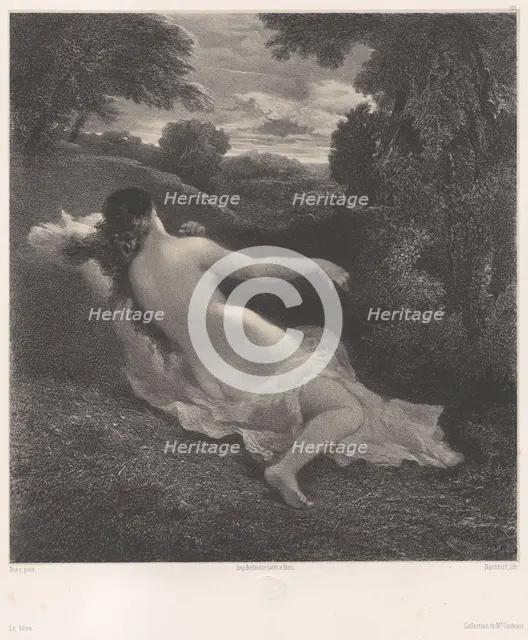 The Dream, ca. 1849-62., ca. 1849-62. Creator: Célestin Nanteuil.