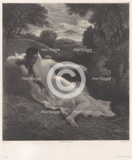 The Dream, ca. 1849-62., ca. 1849-62. Creator: Célestin Nanteuil.