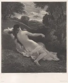 The Dream, ca. 1849-62., ca. 1849-62. Creator: Célestin Nanteuil