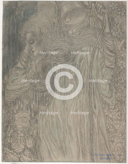 The Dreamer, 1897. Artist: Toorop, Jan (1858-1928)