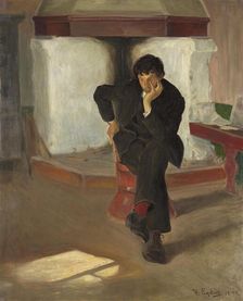 The Dreamer. The Artist Torleiv Stadskleiv, 1895. Creator: Halfdan Egedius