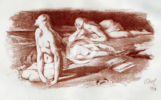 'The Dreamers', 1898.Artist: Georges McCulloch
