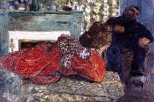 The Dressing Gown 1897. Artist: Edouard Vuillard