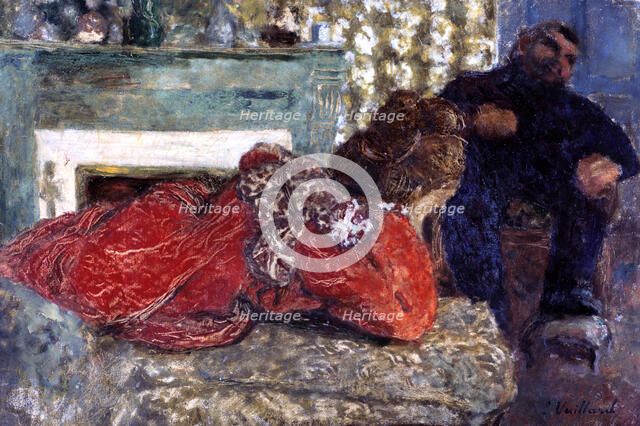 'The Dressing Gown', 1897. Artist: Edouard Vuillard