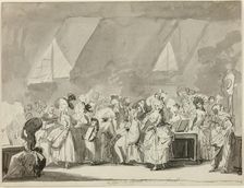 The Dressing Room of the Extras of the Comedie Francaise, n.d. Creator: Philibert Louis Debucourt