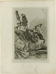 The Drinker, 1867. Creator: Félicien Rops