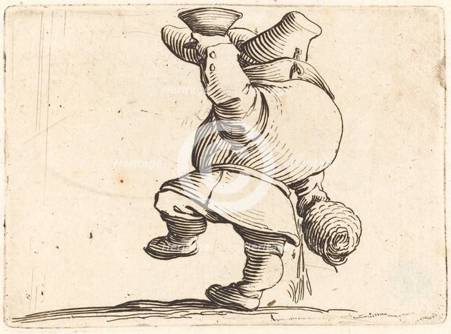 The Drinker, Back View, c. 1622. Creator: Jacques Callot.