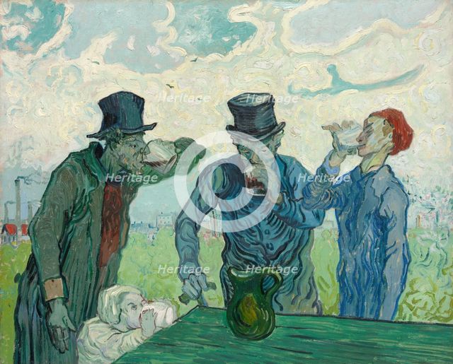 The Drinkers, 1890. Creator: Vincent van Gogh.