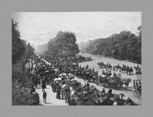 The Drive and Rotten Row, Hyde Park, c1900. Artist: York & Son