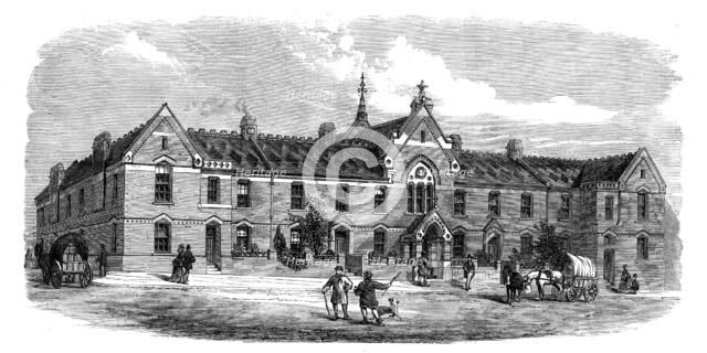 The Drovers Hall, Metropolitan Cattle Market, 1873. Creator: Unknown.