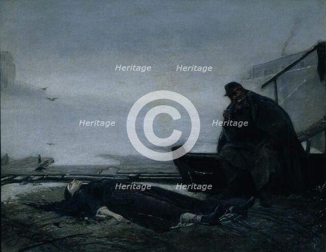 The Drowned, Mid of 1860s. Artist: Perov, Vasili Grigoryevich (1834-1882)