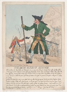 The Drum Major of Sedition, March 29, 1784., March 29, 1784. Creator: Thomas Rowlandson