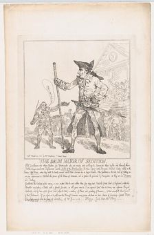 The Drum Major of Sedition, March 29, 1784., March 29, 1784. Creator: Thomas Rowlandson