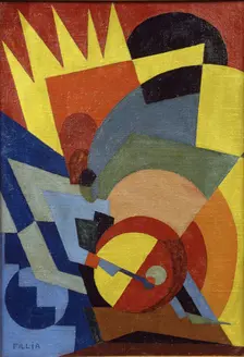 The Drummer, 1927. Creator: Fillia, (Luigi Colombo) (1904-1936)