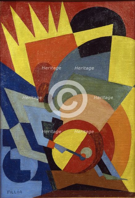 The Drummer, 1927. Creator: Fillia, (Luigi Colombo) (1904-1936).