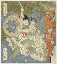 The drummer, No. 1 (Sono ichi) from the series "The Boulder Door of Spring (Haru no iwato)", 1820s. Creator: Totoya Hokkei