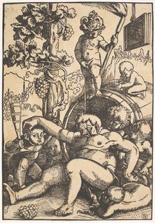 The Drunk Bacchus, ca. 1520. Creator: Hans Baldung