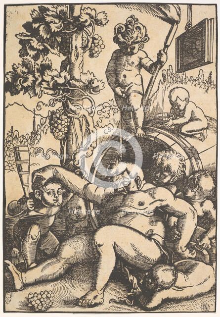 The Drunk Bacchus, ca. 1520. Creator: Hans Baldung.
