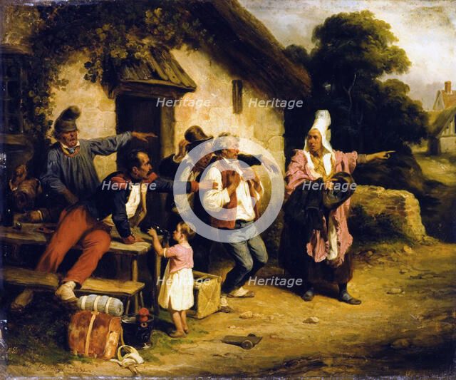 The Drunkard, 1837.  Creator: Hippolyte Bellangé.