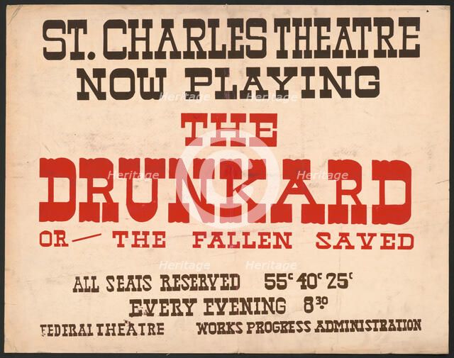 The Drunkard, New Orleans, 1939. Creator: Unknown.