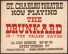 The Drunkard, New Orleans, 1939. Creator: Unknown