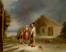 The Drunkard's Plight, 1845. Creator: Robert Seldon Duncanson