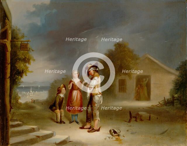 The Drunkard's Plight, 1845. Creator: Robert Seldon Duncanson.