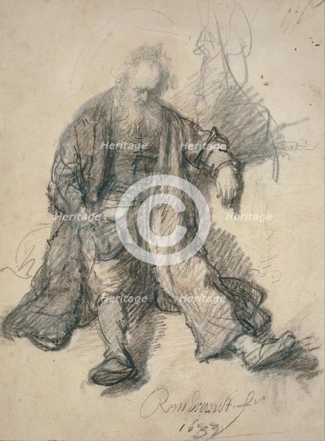 The Drunken Lot. Artist: Rembrandt van Rhijn (1606-1669)