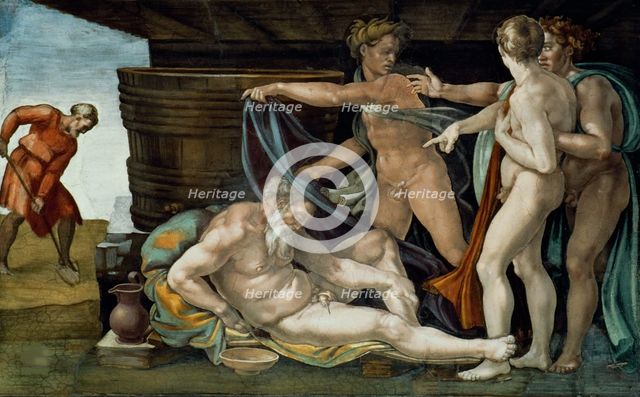 The Drunkenness of Noah, 1509.