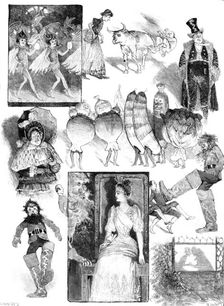 The Drury-Lane Pantomime, "Jack and the Beanstalk", 1890. Creator: R. Taylor