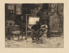 The Etcher, 1882. Creator: Robert Frederick Blum (American, 1857-1903)