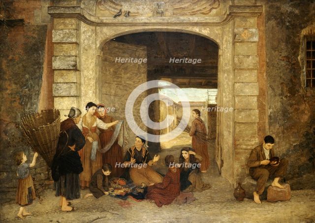 The Eternal Door (Cairate, Lombardy), 1876. Creator: Louisa Starr.