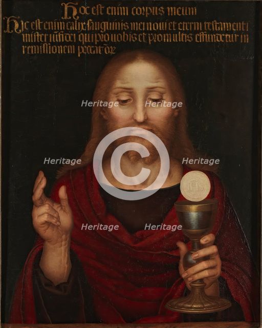 The Eucharistic Christ, c1520-c1530. Creator: Fernando Yáñez de la Almedina.