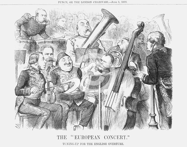 The "European Concert"', 1880. Creator: Joseph Swain.