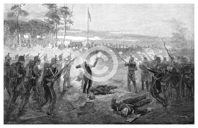 The Eureka Stockade, Ballarat, Victoria, Australia, 1854, (1886).Artist: WJ Smedley