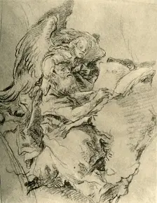 The Evangelist Matthew 1743, (1928). Artists: Giovanni Battista Tiepolo, Giovanni Domenico Tiepolo