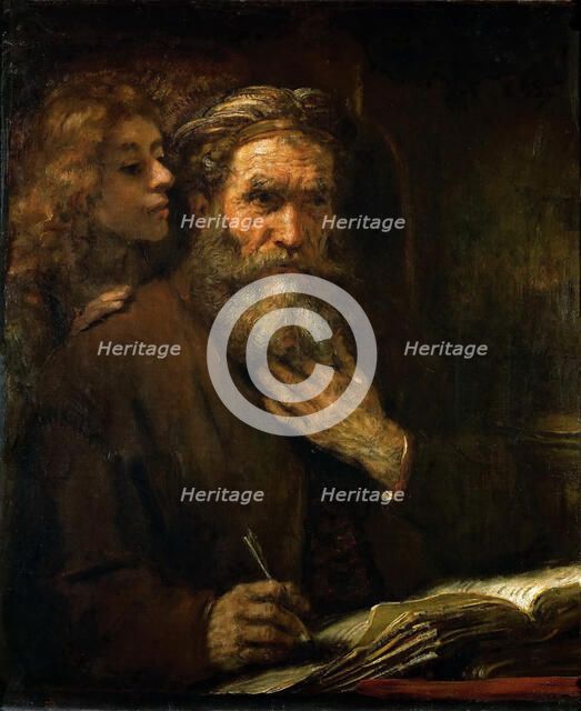 The evangelist Matthew and the angel, 1661.