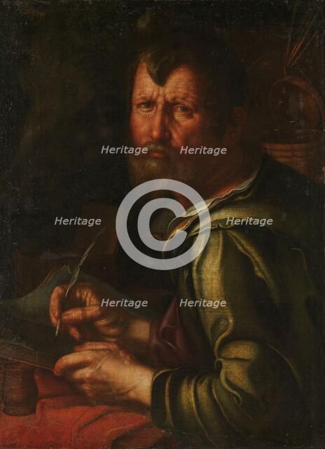 The Evangelist Saint Luke, 1610-1615. Creator: Joachim Anthonisz Wtewael.