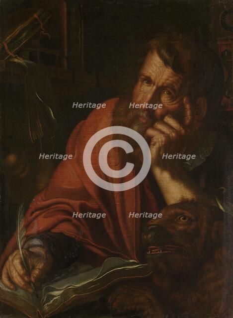 The Evangelist Saint Mark, 1610-1615. Creator: Joachim Anthonisz Wtewael.